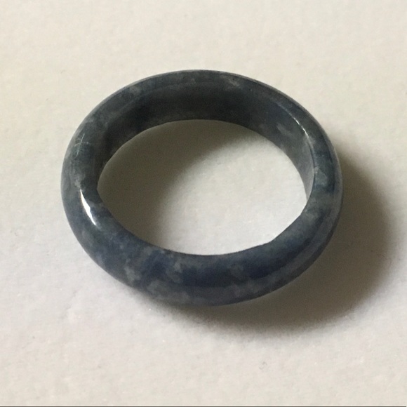 Blue Aventurine Natural Gemstone Ring - Size 8 - Picture 2 of 6